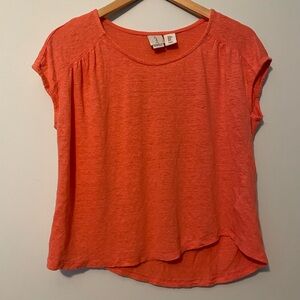 Joie 100% Linen T Shirt Medium